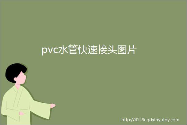 pvc水管快速接头图片